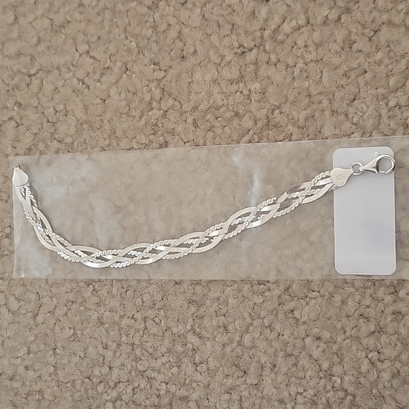 Ross-Simons Italian Sterling Silver Braided Bracelet - Picture 3 of 12